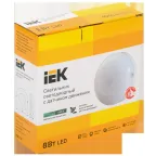 Светильник светодиодный ДПО 1001 8Вт 4000K IP54 с акуст.датчиком IEK