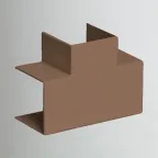 Тройник накладного 90 град. для РКК-20х10 (коричневый)