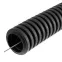 Труба гофрированная ПВХ легкая 350 Н черная с/з d20 мм (10м) Промрукав