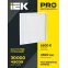 Светильник светодиодный ДВО 6572-P 45Вт 6500К 595х595х20 призма IEK