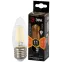 Лампа светодиодная F-LED B35-11w-827-E27 (филамент, свеча, 11Вт, тепл, E27) (10/100/5000)
