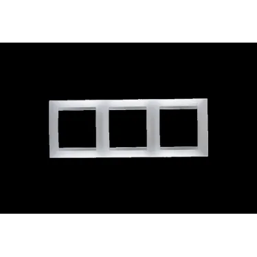 Рамка на 3 поста алюминий