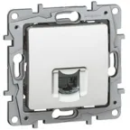 ETIKA Розетка телефонная RJ11 белая