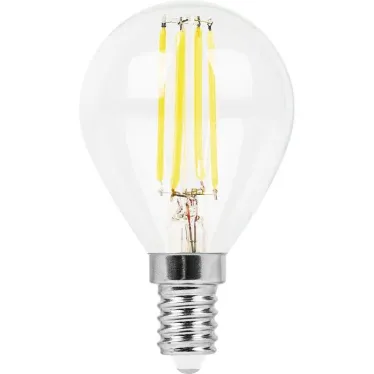 Лампа светодиодная LED 11вт Е14 белый шар FILAMENT