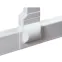 Тройник для плинтусного короба 100х40 мм с отводом на короб 90х40 мм белый