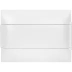 Practibox S Пластиковый щиток Навесной (ЩРн-П) 1X12 Белая дверь