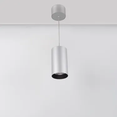 Светильник подвесной SP-POLO-R85-2-15W Day White 40deg (Silver, Black Ring) (arlight, IP20 Металл, 3 года) | 022966 | Arlight