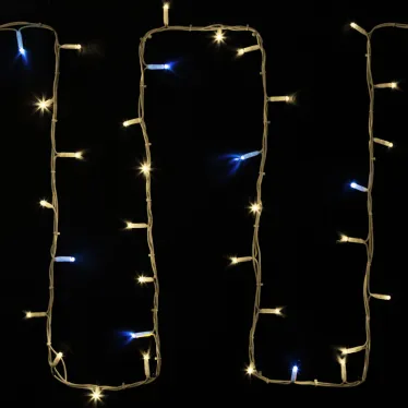 Гирлянда Нить (дюраплей) 20м, с эффектом мерцания, белый каучук, 24В, цвет Тёплый белый | 315-536 | NEON-NIGHT