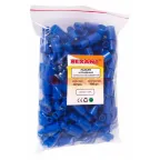 Разъем штекерный полностью изолир штекер 4 мм 1.5-2.5 кв мм (РШПи-п 2.5-4 РшИпп 2-5-4) синий, REXANT