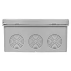 Коробка распределительная KMP-030-035 с крышкой (100х100х50) для прямого монтажа без мембр. вводов серая IP54 EKF