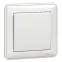 W59 Переключатель одноклавишный, 10АХ, в сборе, белый