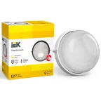 Светильник НПП1301 белый/круг 60Вт IP54 IEK