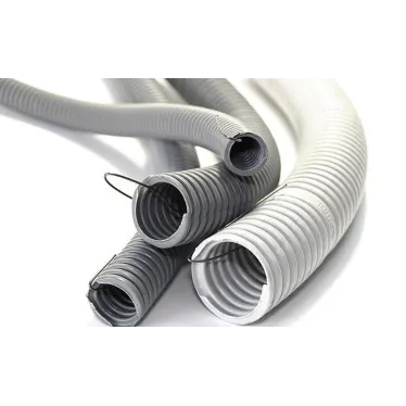 ELASTA Труба гофрированная ПВХ d-20мм с зондом (10м) IEK