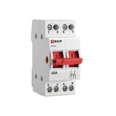 Трехпозиционный переключатель ТПС-63 2P 40А PROxima