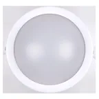 Светильник светодиодный ДБП-8W 4000K 600Лм круглый пластик IP65 Jazzway