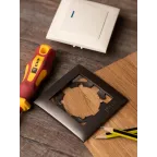 Валенсия Рамка 1-местная графит