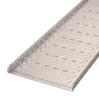 Лоток перфорированный Стандарт INOX (AISI 409) 500х50х3000 (1,0 мм) (6 м/уп)