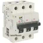 ARMAT Выключатель автоматический трехполюсный B 4А M06N