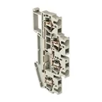 Колодка клеммная самозажимная двойная JXB-ST-2.5 24А серая PROxima