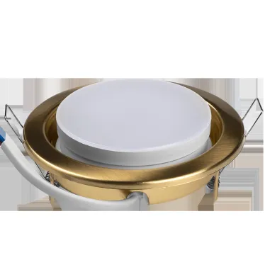 Светильник встраиваемый под лампу GX53 PGX53 10639.23 золото матовое