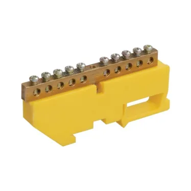 Шина PE земля на DIN-изоляторах ШНИ-6х9-4-Д-Ж