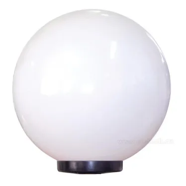 Светильник НТУ-06-100-01 (Шар) d.400 опаловый/основание черное ИУ