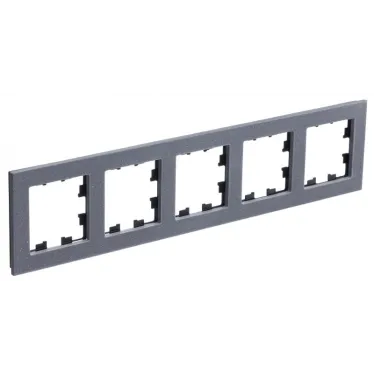 ATLASDESIGN NATURE рамка пятипостовая, МРАМОР АЙС ГРЕЙ