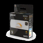 Лампа светодиодная LED 8 Вт 660 лм 3000К таблетка теплый GX53 AC 220В диммируемая Black Gauss