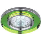 Светильник точечный встраиваемый под лампу DK7 50Вт MR16 хром/мультиколор | C0043737 | ЭРА