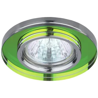 Светильник точечный встраиваемый под лампу DK7 50Вт MR16 хром/мультиколор | C0043737 | ЭРА