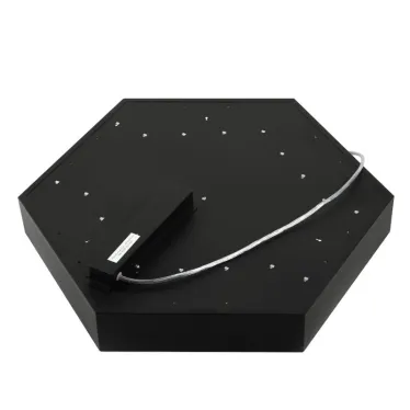 Светильник светодиодный Geometria Hexagon SPO-121-B-40K-038 38Вт 4000К 4000Лм IP40 600х80 черный подвесной