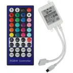Контроллер для светодиодной ленты с ИК пультом RGBW-Controller-12/24V-96/192W-IP20-IR ЭРА