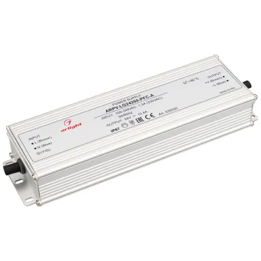 Блок питания ARPV-LG24250-PFC-A (24V, 10.4A, 250W) (Arlight, IP67 Металл, 5 лет) | 030020 | Arlight