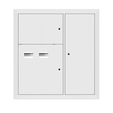 Щит этажный 2 кв. RAL9003 (1000х950х160) PROxima