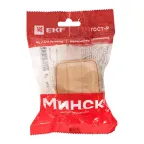 Выключатель одноклавишный ОП Минск 10А светлое дерево