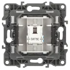 Розетка информационная 12-3107-15 RJ45,  перламутр (10/100/2500) |Б0019353 | ЭРА