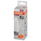 Лампа светодиодная LED 10 Вт E27 6500К 800Лм свеча 220 В (замена 75Вт) OSRAM