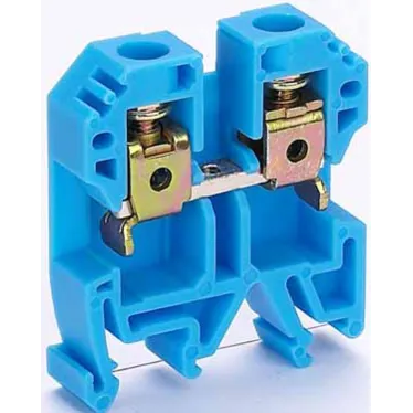 Зажим наборный 70А 10 мм.кв ЗН-101 синий