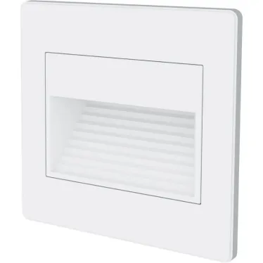 Светильник светодиодный ДВО-1w 3000К 80Лм квадратный белый