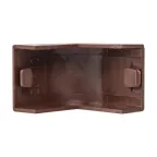 Угол внешний (20х10) (4 шт) Plast под темное дерево