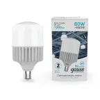 Лампа светодиодная промышленная Elementary T140 80W 6400lm 4000K E40 LED 1/8 | 63428 | Gauss