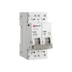 Выключатель автоматический двухполюсный 50А (C) 6кА ВА 47-63N PROxima| M636250C | EKF