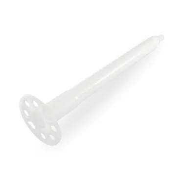 Тарельчатый дюбель гриб с гвоздем для ПМ IN180 белый (25 шт/уп)