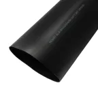 Термоусаживаемая трубка клеевая 115,0 19,0 мм, (6-1) черная, упаковка 1 м, REXANT
