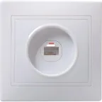 КВАРТА Розетка компьютерная белая