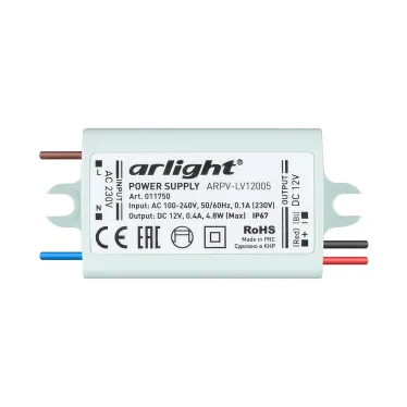 Светодиодная гирлянда ARD-STRING-CLASSIC-6000-BLACK-40LED-LIVE RGB-SPI (12V, 26W) (Ardecoled, IP65) | 031519 | Arlight