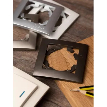 Валенсия Рамка 1-местная графит