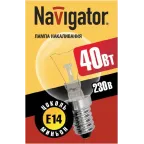 Лампа накаливания декоративная ДШ 40вт Р45 230в Е14 (шар)