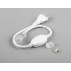 Лента светодиодная LEDх120/м 1м 9.6w/m 220в IP67 3000К неоновая