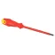 Отвертка SL5х125 мм шлицевая диэлектрическая до 1000 В двухкомпонентная рукоятка